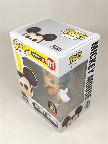 【箱傷】 ミッキー90th オレンジ＆ブルー FUNKOショップ限定 [Disney(ディズニー)] FUNKO(ファンコ) POP! 01
