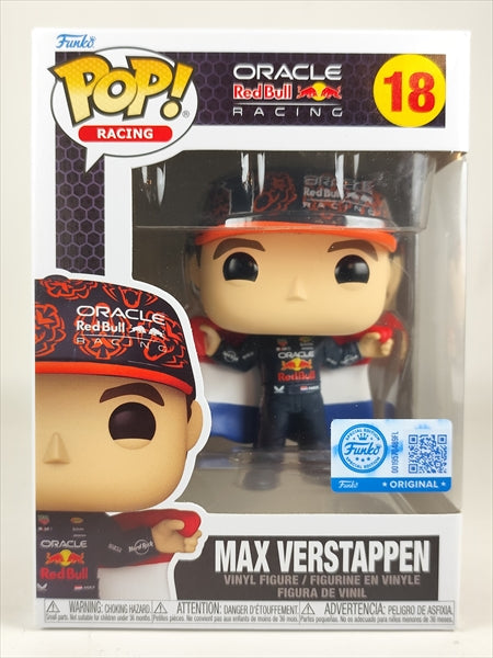 【箱傷】 マックス・フェルスタッペン [オラクル・レッドブル・レーシング] FUNKO(ファンコ) POP! RACING 18