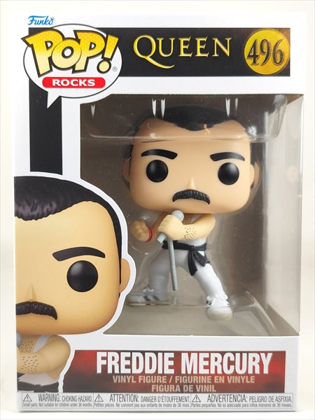 フレディ・マーキュリー [クイーン(QUEEN)] FUNKO(ファンコ) POP! ROCKS 496