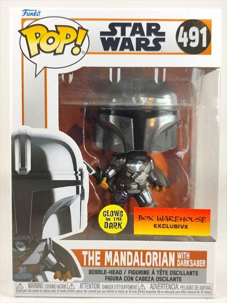 マンダロリアン 蓄光版 BOX WAREHOUSE限定 [スターウォーズ/マンダロリアン] FUNKO(ファンコ) POP! 491