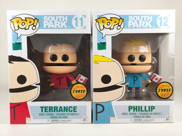 【箱傷】 テレンス＆フィリップ CHASE [サウスパーク(SOUTH PARK)] FUNKO(ファンコ) POP! 11-12