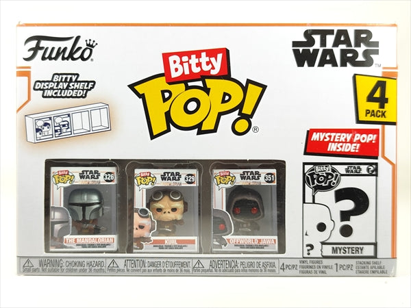 マンダロリアン、クイール、オフワールド・ジャワ+α [スター・ウォーズ(STAR WARS)] FUNKO(ファンコ) Bitty POP! 4PACK