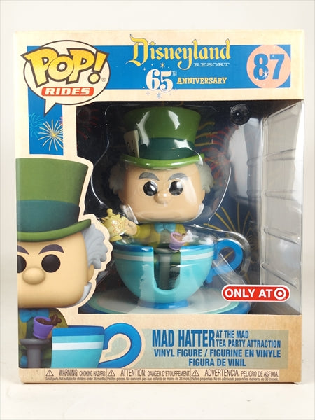マッドハッター ６インチ Target限定 [ディズニーランド65周年(Disneyland RESORT)] FUNKO(ファンコ) POP! RIDES 87