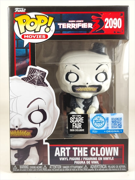 アート・ザ・クラウン 2026年HOT TOPIC SCARE FAIR限定 [テリファー 聖夜の悪夢 (TERRIFIER 3)] FUNKO(ファンコ) POP! MOVIES 2090