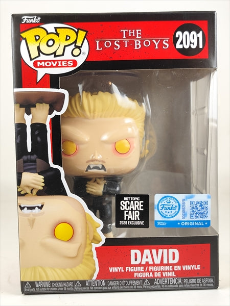 デイヴィッド 2026年HOT TOPIC SCARE FAIR限定 [ロストボーイ(THE LOST BOYS)] FUNKO(ファンコ) POP! MOVIES 2091