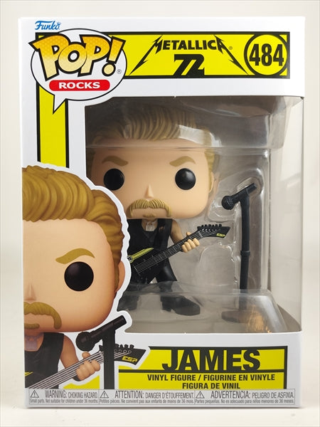 ジェイムズ [メタリカ 72 Seasons] FUNKO(ファンコ) POP! ROCKS 484