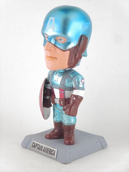 キャプテンアメリカ メタリック 2011年コミコン 世界限定480体 FUNKO(ファンコ) Wacky Wobbler(ワッキーワブラー) ボブルヘッド