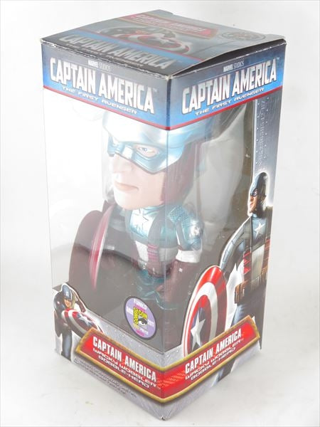 キャプテンアメリカ メタリック 2011年コミコン 世界限定480体 FUNKO(ファンコ) Wacky Wobbler(ワッキーワブラー) ボブルヘッド