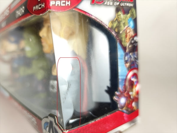 【箱傷】 アベンジャーズミニ 4体セット [Avengers(アベンジャーズ・エイジ・オブ・ウルトロン] FUNKO(ファンコ) Wacky Wobbler(ワッキーワブラー) ボブルヘッド