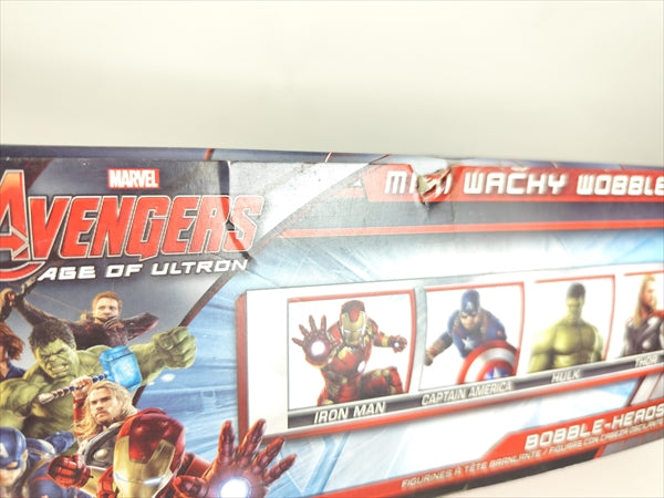 【箱傷】 アベンジャーズミニ 4体セット [Avengers(アベンジャーズ・エイジ・オブ・ウルトロン] FUNKO(ファンコ) Wacky Wobbler(ワッキーワブラー) ボブルヘッド