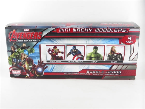 【箱傷】 アベンジャーズミニ 4体セット [Avengers(アベンジャーズ・エイジ・オブ・ウルトロン] FUNKO(ファンコ) Wacky Wobbler(ワッキーワブラー) ボブルヘッド