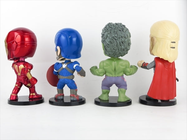 【箱傷】 アベンジャーズミニ 4体セット [Avengers(アベンジャーズ・エイジ・オブ・ウルトロン] FUNKO(ファンコ) Wacky Wobbler(ワッキーワブラー) ボブルヘッド