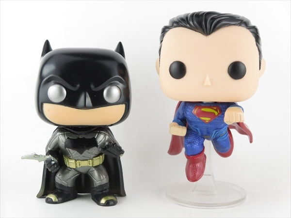 バットマン&スーパーマン メタリックver [バットマンvsスーパーマン] FUNKO(ファンコ) POP! HEROES 2PACK