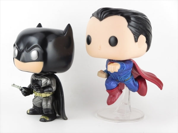 バットマン&スーパーマン メタリックver [バットマンvsスーパーマン] FUNKO(ファンコ) POP! HEROES 2PACK