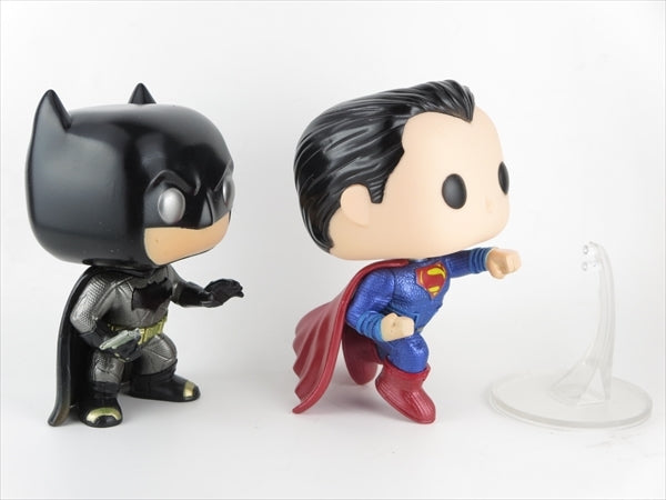 バットマン&スーパーマン メタリックver [バットマンvsスーパーマン] FUNKO(ファンコ) POP! HEROES 2PACK