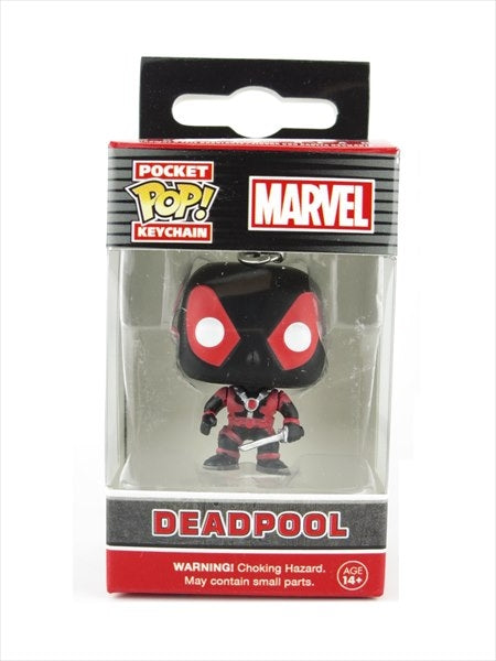 デッドプール　ブラックースーツ [DEADPOOL] FUNKO(ファンコ) POP! POCKET KEYCHAIN