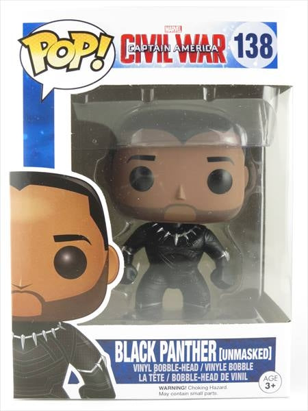 ブラックパンサー　アンマスクver. [シビル・ウォー/キャプテン・アメリカ(CAPTAIN AMERICA CIVIL WAR)] FUNKO(ファンコ) POP! 138