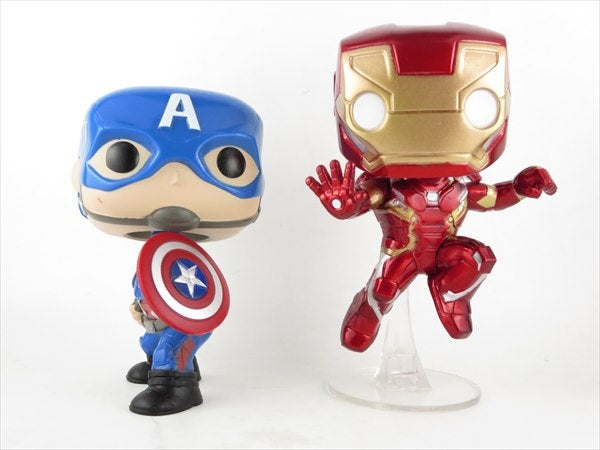アイアンマン&キャプテンアメリカ MARVEL COLLECTOR CORPS限定版 [キャプテンアメリカ シビルウォー] FUNKO(ファンコ) POP! 2PACK