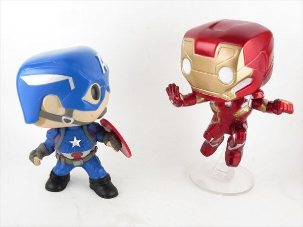 アイアンマン&キャプテンアメリカ MARVEL COLLECTOR CORPS限定版 [キャプテンアメリカ シビルウォー] FUNKO(ファンコ) POP! 2PACK