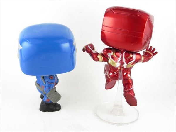 アイアンマン&キャプテンアメリカ MARVEL COLLECTOR CORPS限定版 [キャプテンアメリカ シビルウォー] FUNKO(ファンコ) POP! 2PACK