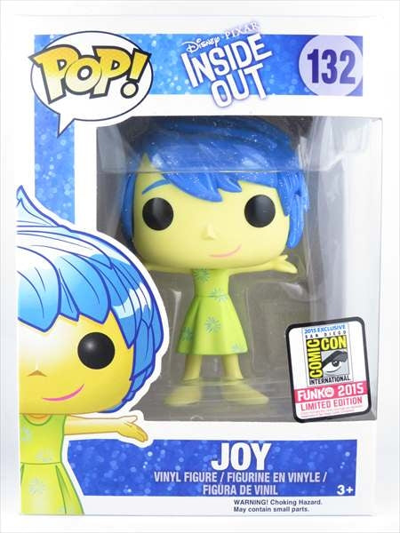 ヨロコビ 2015年コミコン限定キラキラ版 [インサイドヘッド] FUNKO POP!(ファンコ)