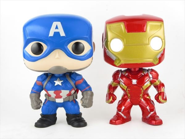 アイアンマン&キャプテン・アメリカ [シビル・ウォー/キャプテン・アメリカ(CAPTAIN AMERICA CIVIL WAR)] FUNKO(ファンコ) POP! 2PACK