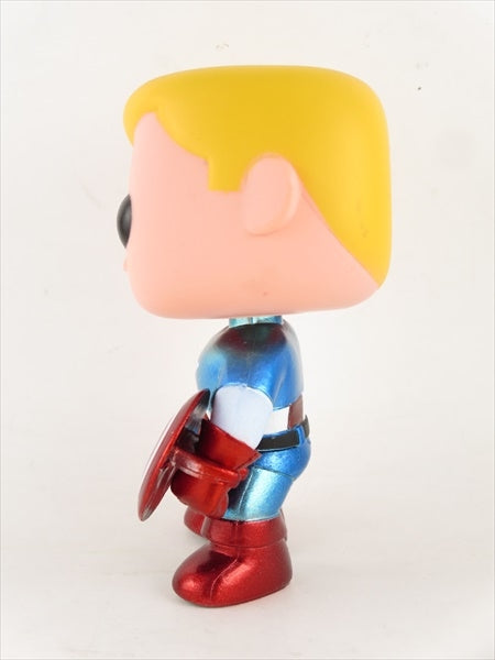 キャプテンアメリカ メタリック&アンマスクver.  COMIKAZE限定  FUNKO(ファンコ) POP! MARVEL 06