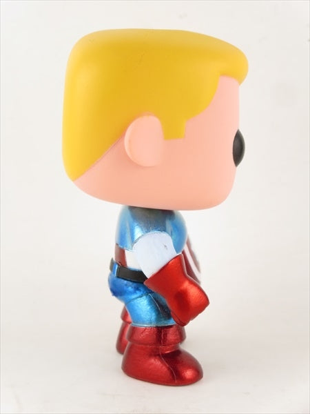 キャプテンアメリカ メタリック&アンマスクver.  COMIKAZE限定  FUNKO(ファンコ) POP! MARVEL 06