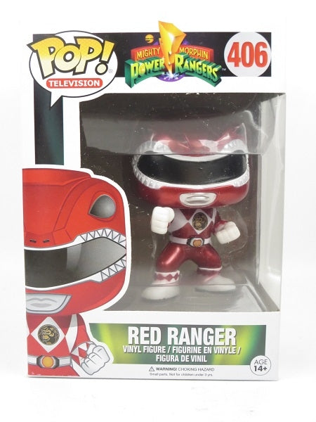 レッドレンジャー メタリック [パワーレンジャー] FUNKO(ファンコ) POP! TELEVISION 406