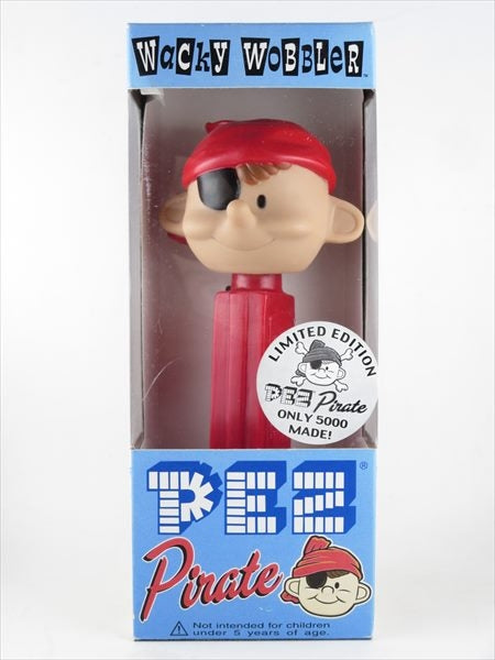 パイレーツ 5000体限定 [PEZ(ペッツ)] FUNKO(ファンコ) Wacky Wobbler(ワッキーワブラー) ボブルヘッド