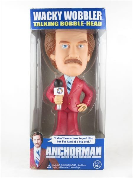 【トーキング機能付】俺たちニュースキャスター [Anchorman: The Legend of Ron Burgundy] FUNKO(ファンコ) Wacky Wobbler(ワッキーワブラー) ボブルヘッド