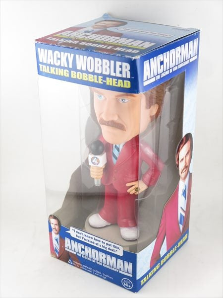 【トーキング機能付】俺たちニュースキャスター [Anchorman: The Legend of Ron Burgundy] FUNKO(ファンコ) Wacky Wobbler(ワッキーワブラー) ボブルヘッド