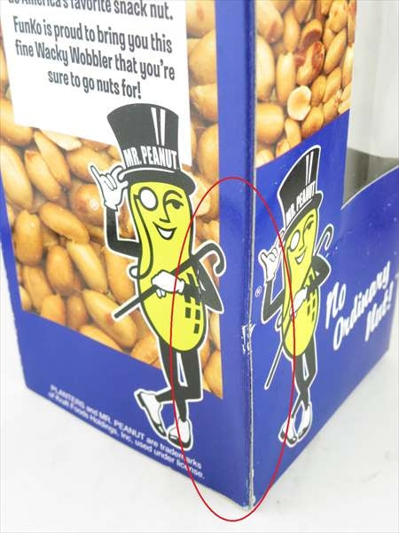 【箱傷】 Mr.ピーナッツ [PLANTERS] FUNKO(ファンコ) Wacky Wobbler(ワッキーワブラー) ボブルヘッド