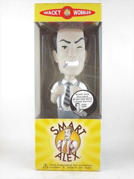 スマートアレックス モノクロver. 1000体限定 FUNKO(ファンコ) Wacky Wobbler(ワッキーワブラー) ボブルヘッド