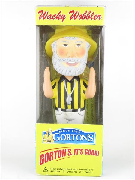 ゴートンズ Gorton's Fisherman Football Referee  FUNKO(ファンコ) Wacky Wobbler(ワッキーワブラー) ボブルヘッド