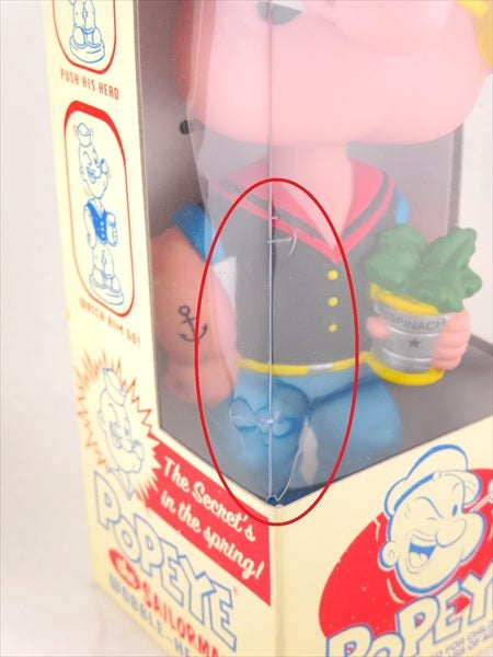ポパイザセイラーマン [ポパイ] FUNKO(ファンコ) Wacky Wobbler(ワッキーワブラー) ボブルヘッド