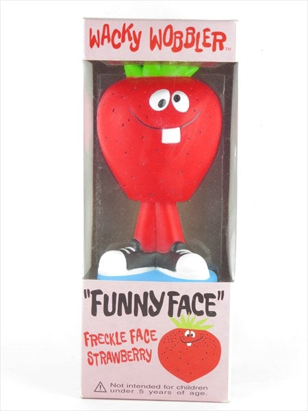 フレックルフェイスストロベリー ピルズベリー(Pillsbury)社 [FUNNY FACE（ファニーフェイス）] FUNKO(ファンコ) Wacky Wobbler(ワッキーワブラー)