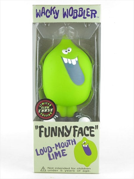 ラウドマウスライム 蓄光版 CHASE ピルズベリー(Pillsbury)社 [FUNNY FACE（ファニーフェイス）] FUNKO(ファンコ) Wacky Wobbler(ワッキーワブラー)