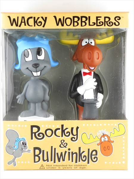 【箱傷】 ロッキー＆ブルウィンクル [Rocky and Bullwinkle] FUNKO(ファンコ) Wacky Wobbler(ワッキーワブラー) ボブルヘッド