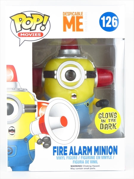 ファイヤーアラームミニオン 蓄光版 [DESPICABELE ME 2(怪盗グルーのミニオン危機一発)] FUNKO(ファンコ) POP! MOVIES 126