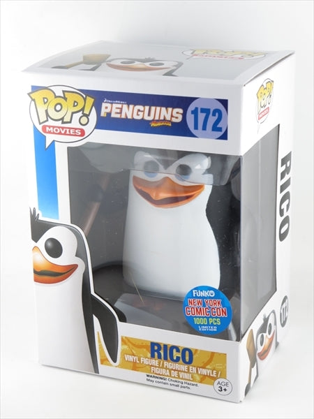 リコ 2015年NYCC限定1000体 [ザ・ペンギンズ from マダガスカル] FUNKO(ファンコ) POP! MOVIES 172