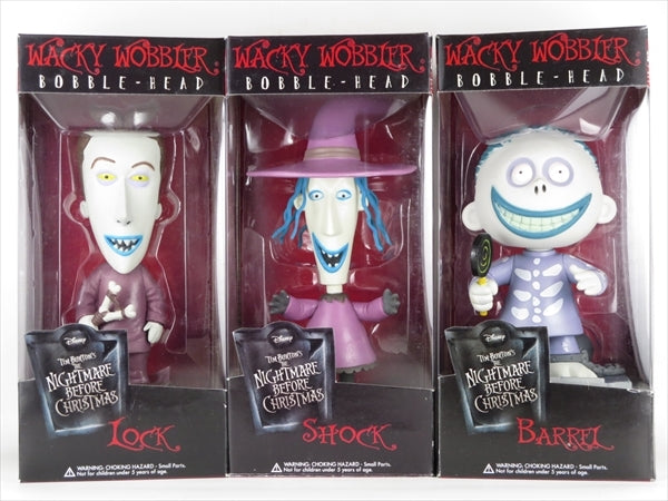 ショック＆ロック＆バレル [ナイトメア・ビフォア・クリスマス] FUNKO(ファンコ) Wacky Wobbler(ワッキーワブラー) ボブルヘッド