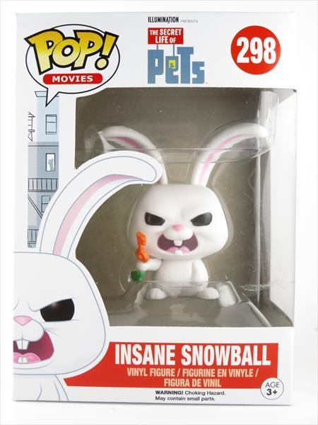 狂気!スノウボール [ペット(The Secret Life Of Pets)] FUNKO(ファンコ) POP! MOVIES 298