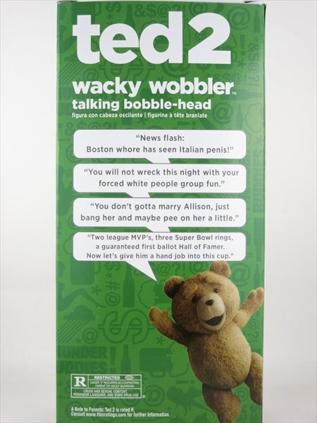 【トーキング機能付】テッド R指定版 [ted2] FUNKO(ファンコ) Wacky Wobbler(ワッキーワブラー) ボブルヘッド