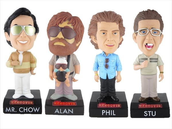 【トーキング機能付】アラン＆カルロス・チャウ・フィル・スチュ4体セット [ハングオーバー(The Hangover)] FUNKO(ファンコ) Wacky Wobbler