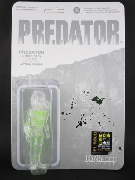 プレデター クリアver. 2014年SDCC限定2500体 リアクション FUNKO ReAction Figure(ファンコ)
