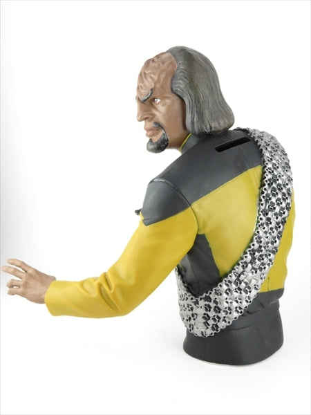 ウォーフ スタートレック STAR TREK(THE NEXT GENERATION)　バストバンク　貯金箱　ダイヤモンドセレクトトイ
