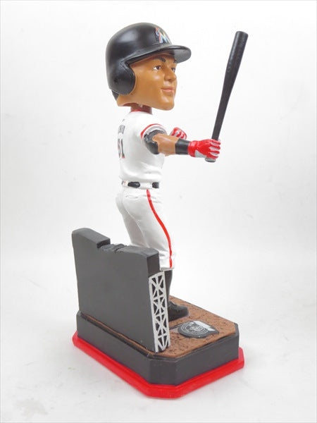 イチロー マイアミ・マーリンズ ボブルヘッド ヒットカウンター付き Forever Collectibles 2016体限定