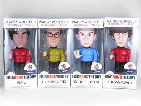 ビッグバンセオリー×スタートレック 4体セット [BIG BANG THEORY] FUNKO Wacky Wobbler(ワッキーワブラー) ボブルヘッド
