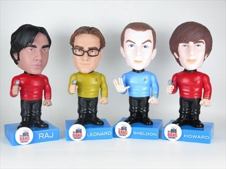 ビッグバンセオリー×スタートレック 4体セット [BIG BANG THEORY] FUNKO Wacky Wobbler(ワッキーワブラー) ボブルヘッド